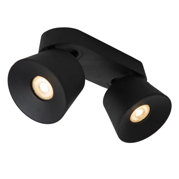 Lucide TRIGONO - Spot plafond - 2xGU10 - Noir - détail 2